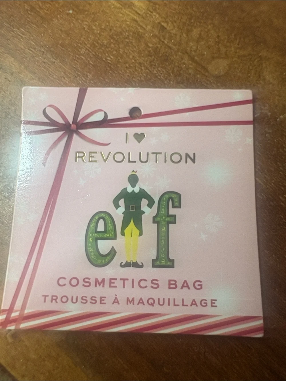 I❤️Revolution Elf the movie Wristlet/Cosmetics case + Highlighter NWT